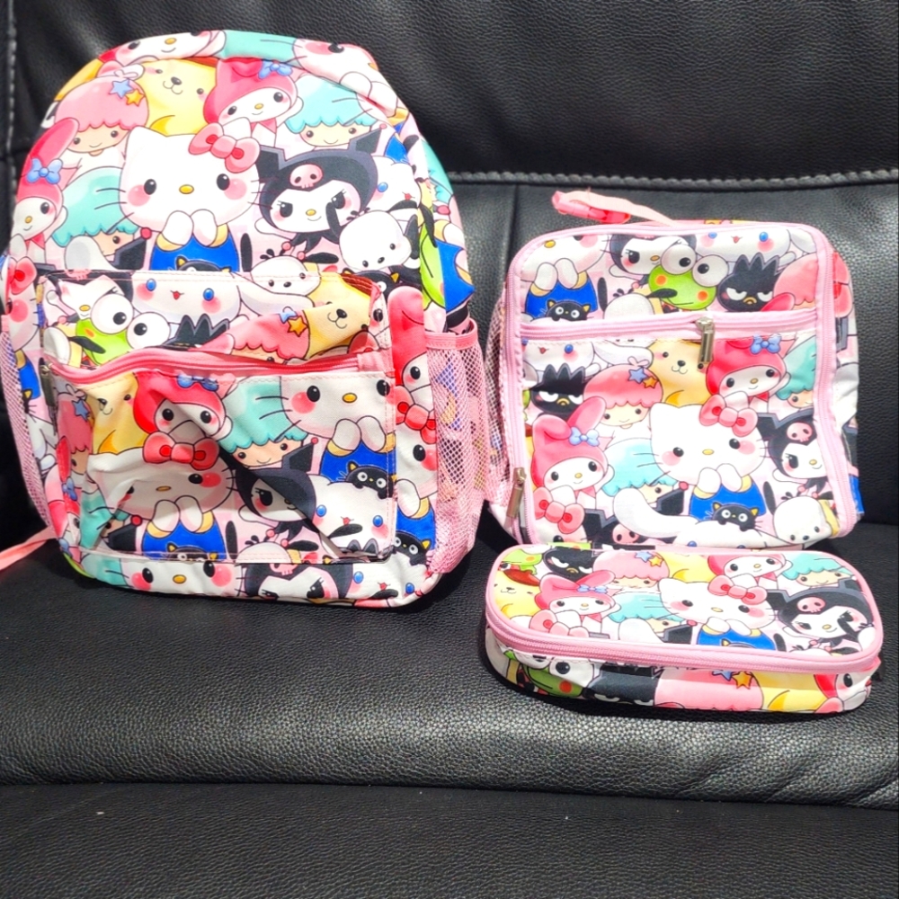Sanrio hello kitty backpack set  Brand new **